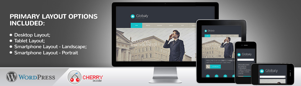 Kit Graphique #52382 Globaly Business WordPress Themes - Real Size Screenshot