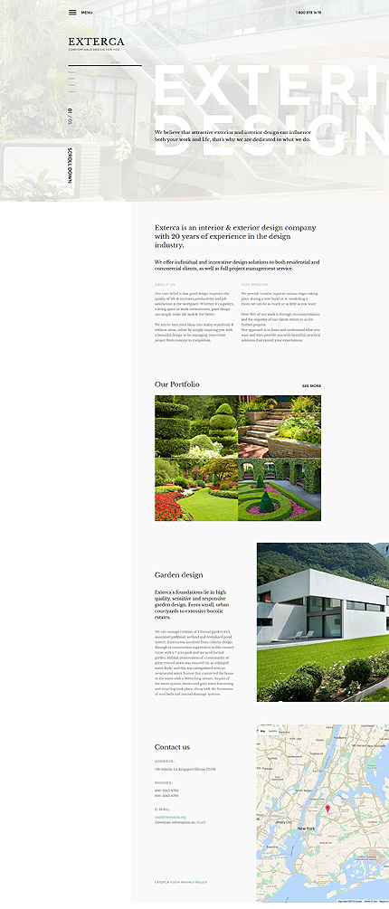 Kit Graphique #58370 Exterior Design Joomla 3 Templates - Joomla Main Page preview