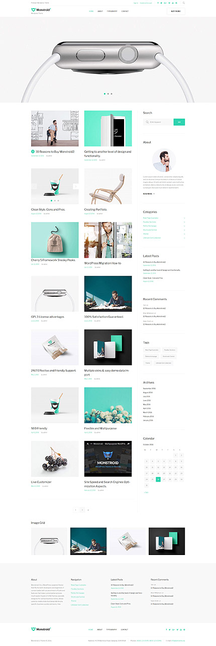 Kit Graphique #59560 Monstroid Lite WordPress Themes - WordPress photoshop screenshot