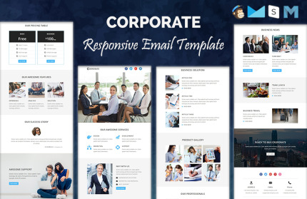 Kit Graphique #64368 Corporate Agence Divers Modles Web - Logo template Preview