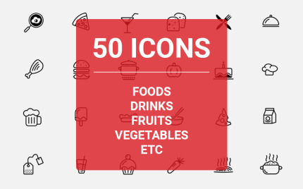 Kit Graphique #64457 Icons Food Divers Modles Web - Logo template Preview