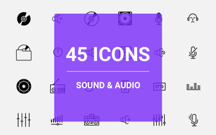 Kit Graphique #64459 Sound Audio Divers Modles Web - Logo template Preview