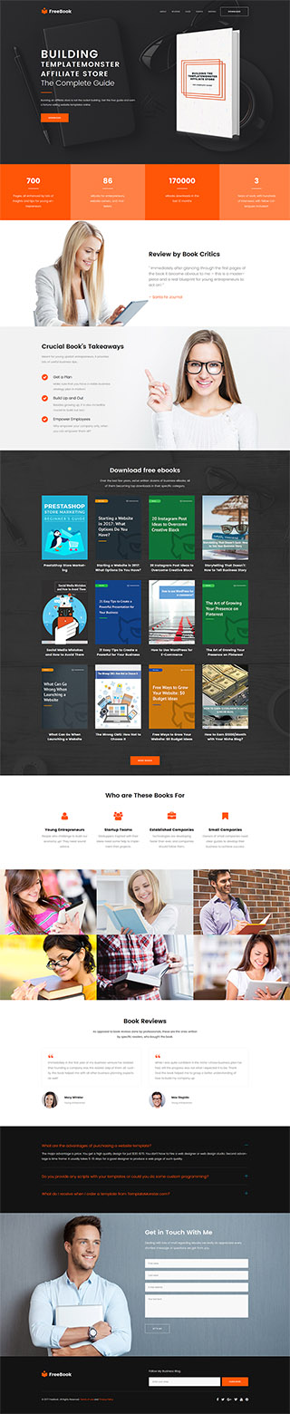 Kit Graphique #64763 Free E-book WordPress - WordPress photoshop screenshot