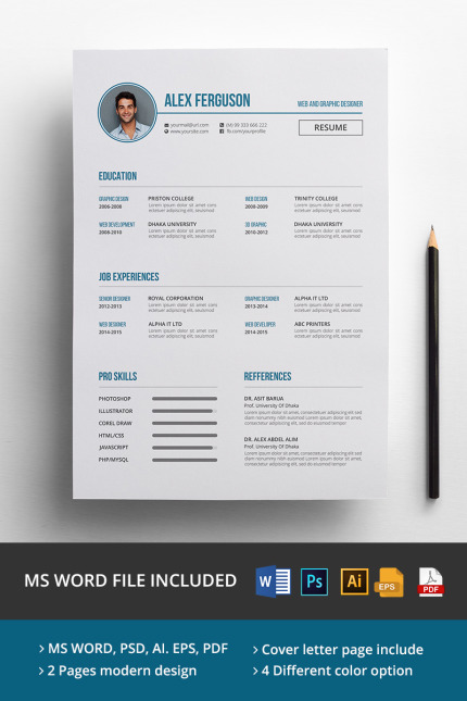 Kit Graphique #65143 Resume Cv Divers Modles Web - Logo template Preview