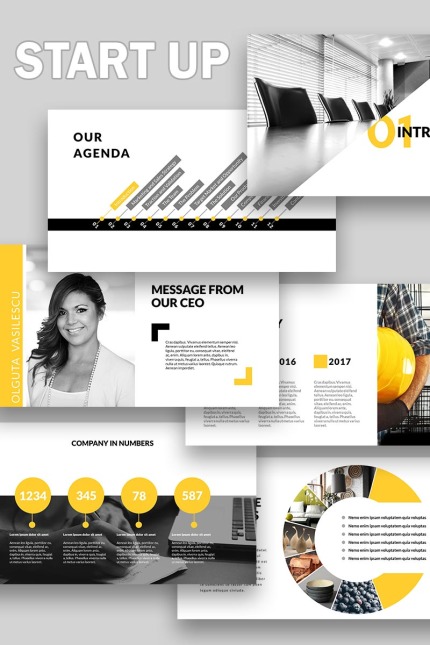 Kit Graphique #65223 Powerpoint Business Divers Modles Web - Logo template Preview