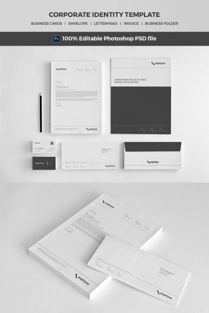 Kit Graphique #65488 Identity Minimal Divers Modles Web - Logo template Preview