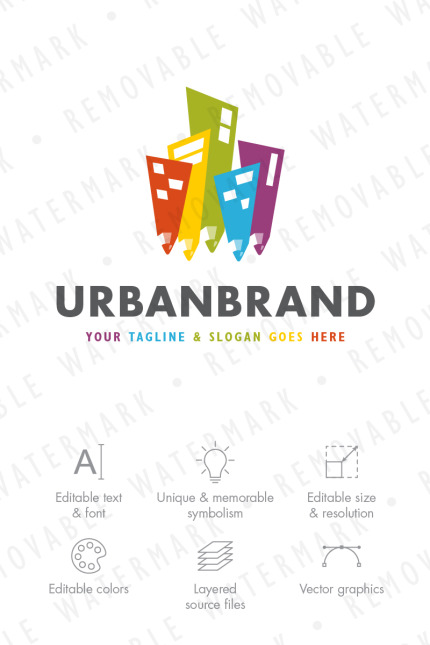 Kit Graphique #65666 Real Estate Divers Modles Web - Logo template Preview