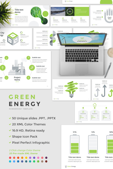 Kit Graphique #65675 Eco Energy Divers Modles Web - Logo template Preview