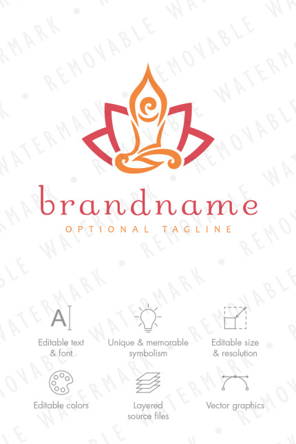 Kit Graphique #65709 Water Yoga Divers Modles Web - Logo template Preview