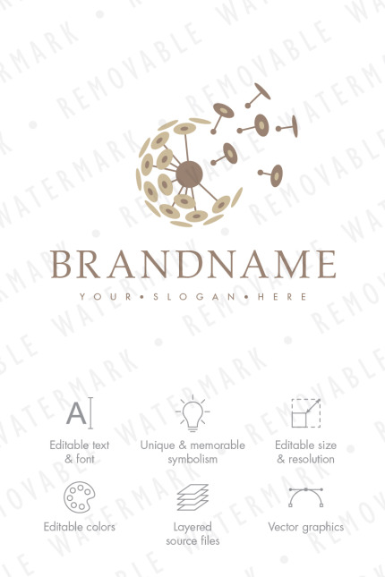 Kit Graphique #65807 Plant Art Divers Modles Web - Logo template Preview