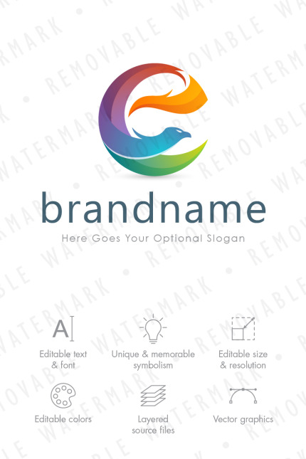 Kit Graphique #65809 Phoenix E Divers Modles Web - Logo template Preview