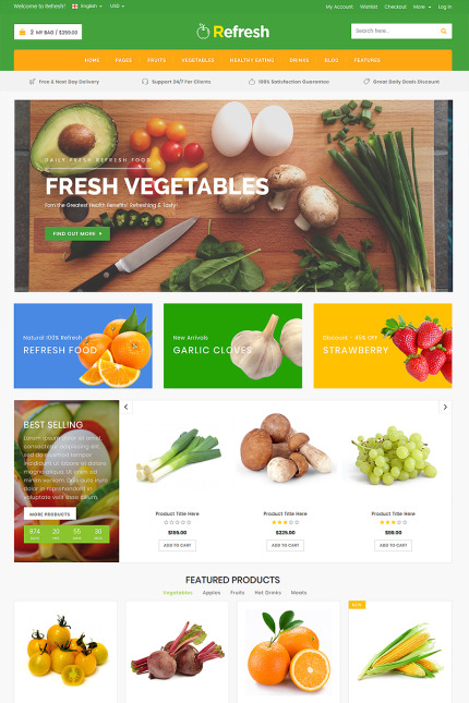 Kit Graphique #65825 Food Boutique Divers Modles Web - Logo template Preview