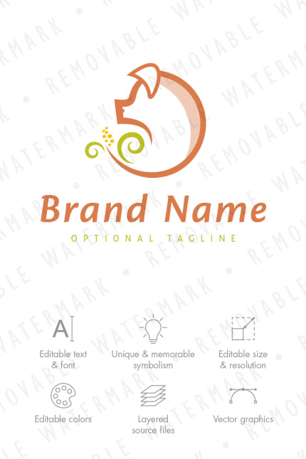 Kit Graphique #65836 Animal Circle Divers Modles Web - Logo template Preview