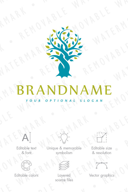 Kit Graphique #65880 Tree Nature Divers Modles Web - Logo template Preview