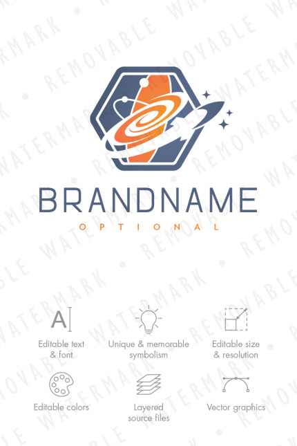 Kit Graphique #65935 Atom Science Divers Modles Web - Logo template Preview