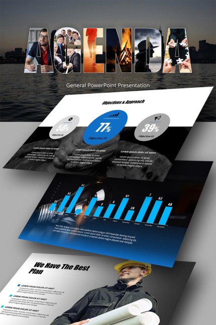 Kit Graphique #65950 Powerpoint Business Divers Modles Web - Logo template Preview