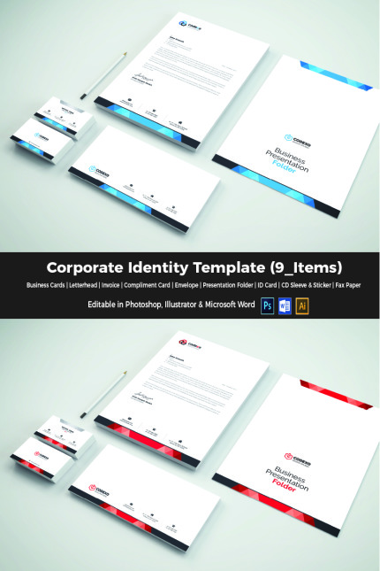 Kit Graphique #65974 Corporate Identit Divers Modles Web - Logo template Preview