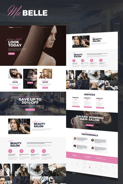 Kit Graphique #65991 Beaut Salon Divers Modles Web - Logo template Preview