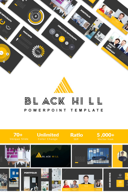 Kit Graphique #66030 Black Colline Divers Modles Web - Logo template Preview