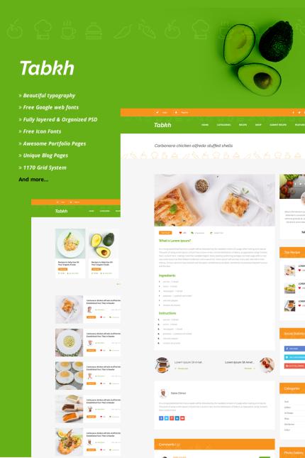 Kit Graphique #66058 Listings Food Divers Modles Web - Logo template Preview