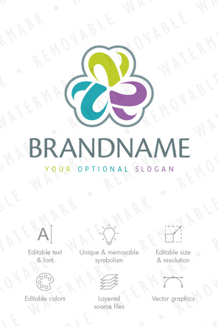 Kit Graphique #66068 Love Heart Divers Modles Web - Logo template Preview