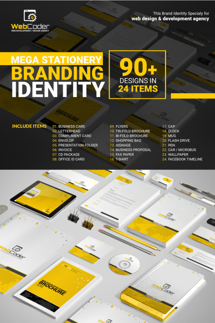 Kit Graphique #66128 Branding Identity Divers Modles Web - Logo template Preview