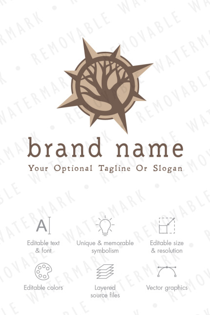 Kit Graphique #66154 Tree Nature Divers Modles Web - Logo template Preview