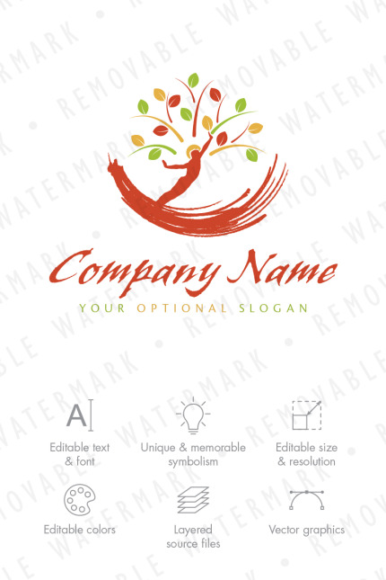 Kit Graphique #66188 Tree Leaf Divers Modles Web - Logo template Preview