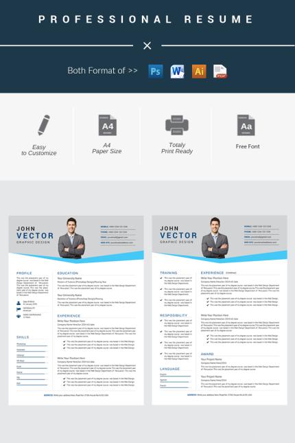 Kit Graphique #66190 A4 Business Divers Modles Web - Logo template Preview