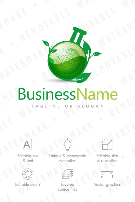 Kit Graphique #66194 Green Ecology Divers Modles Web - Logo template Preview
