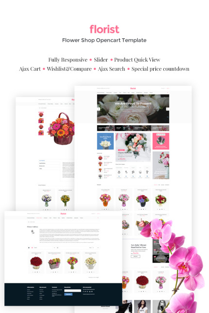 Kit Graphique #66302 Flower Flowers Divers Modles Web - Logo template Preview
