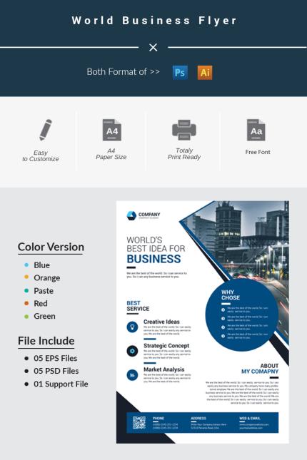 Kit Graphique #66321 Flyer Corporate Divers Modles Web - Logo template Preview