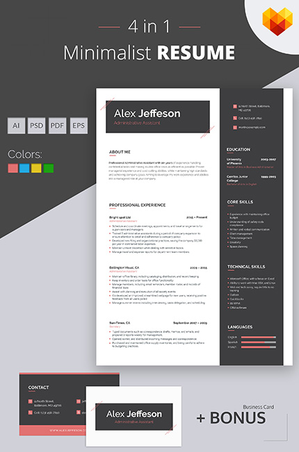 Kit Graphique #66442 Administrative vnement CV Moto CMS - Logo template Preview