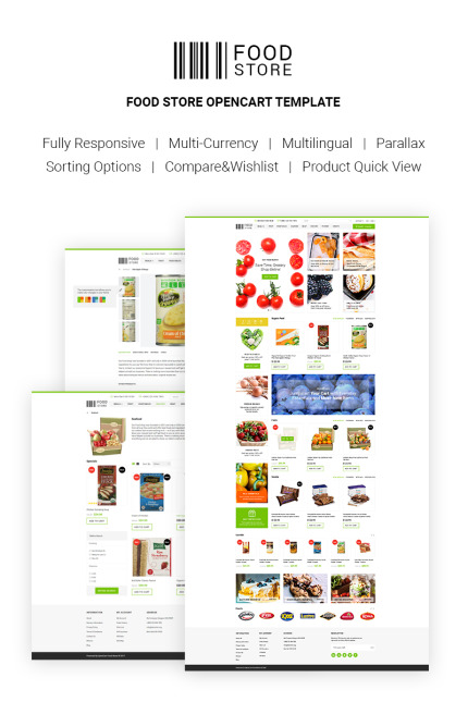 Kit Graphique #66778 Opencart Food Divers Modles Web - Logo template Preview