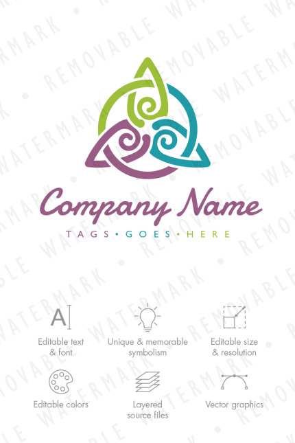 Kit Graphique #66779 Circle Natural Divers Modles Web - Logo template Preview