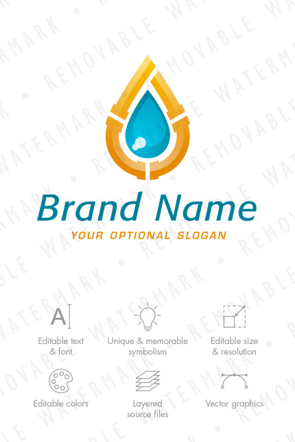 Kit Graphique #66809 Energy Water Divers Modles Web - Logo template Preview