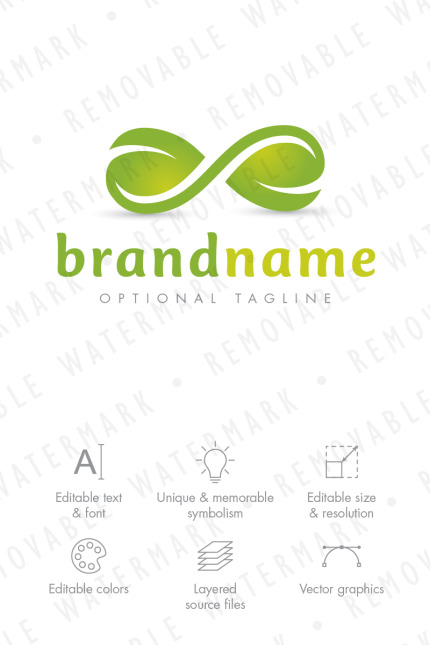 Kit Graphique #66841 Simple Leaf Divers Modles Web - Logo template Preview