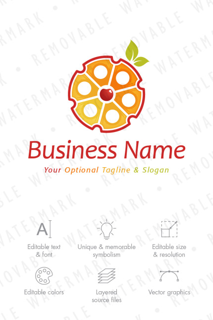 Kit Graphique #66869 Fruit Colorful Divers Modles Web - Logo template Preview