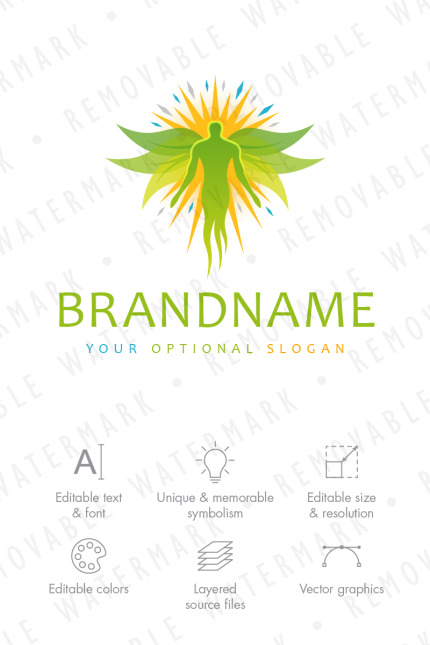 Kit Graphique #66876 Energy Leaf Divers Modles Web - Logo template Preview