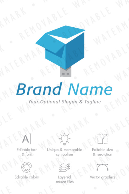 Kit Graphique #66895 Box Data Divers Modles Web - Logo template Preview