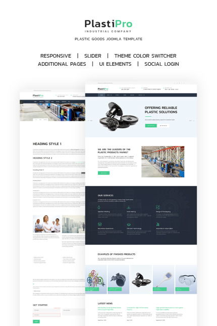 Kit Graphique #66905 Business Industrial Divers Modles Web - Logo template Preview