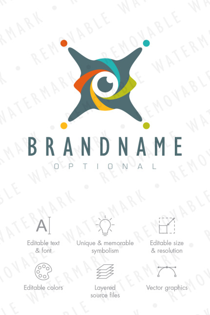 Kit Graphique #66969 Photographie Eye Divers Modles Web - Logo template Preview