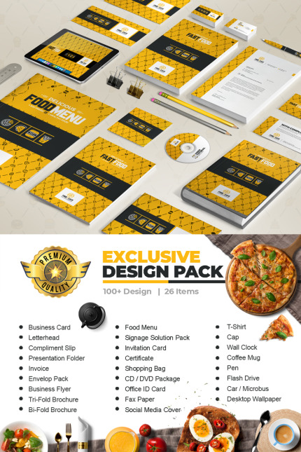 Kit Graphique #66977 Fast Food Divers Modles Web - Logo template Preview