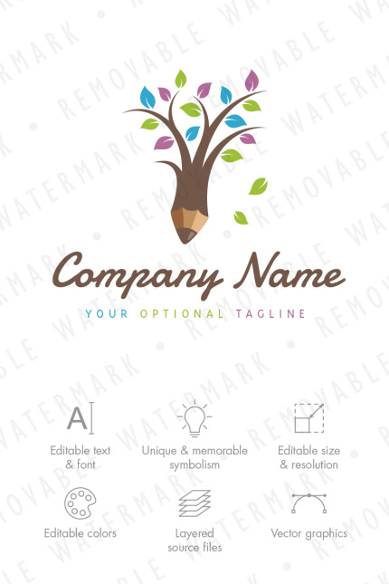 Kit Graphique #66987 Tree Garden Divers Modles Web - Logo template Preview