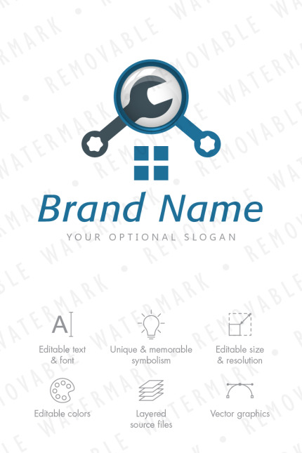 Kit Graphique #67006 Search Immobilier Divers Modles Web - Logo template Preview
