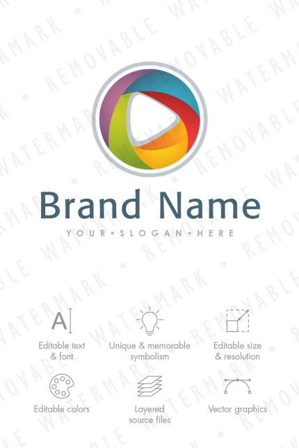 Kit Graphique #67009 Media Circle Divers Modles Web - Logo template Preview