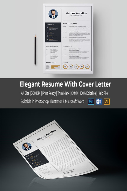 Kit Graphique #67033 A4 Resume Divers Modles Web - Logo template Preview