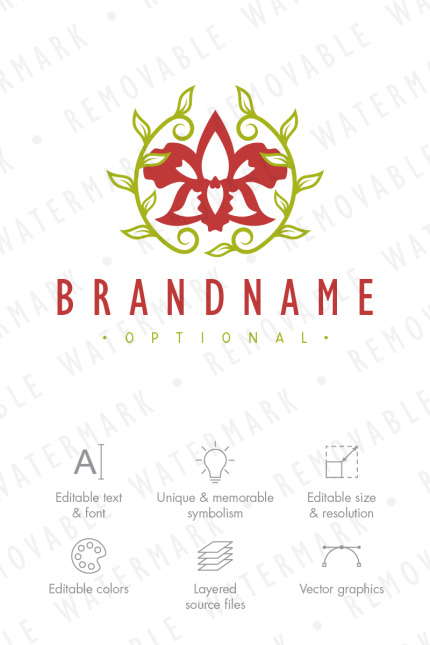 Kit Graphique #67083 Leaf Floral Divers Modles Web - Logo template Preview