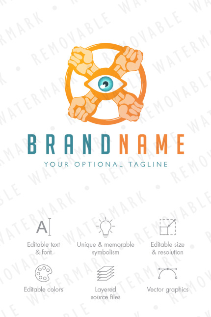 Kit Graphique #67085 Community Eye Divers Modles Web - Logo template Preview
