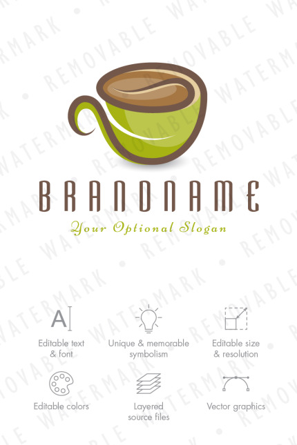 Kit Graphique #67106 Tea Coffee Divers Modles Web - Logo template Preview